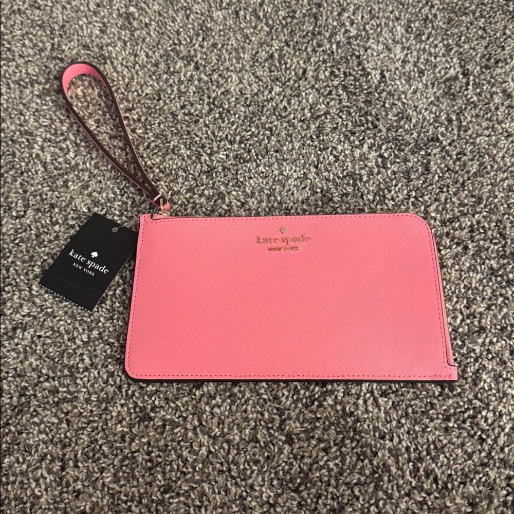 Kate Spade Vibrant Pink Wristlet Clutch